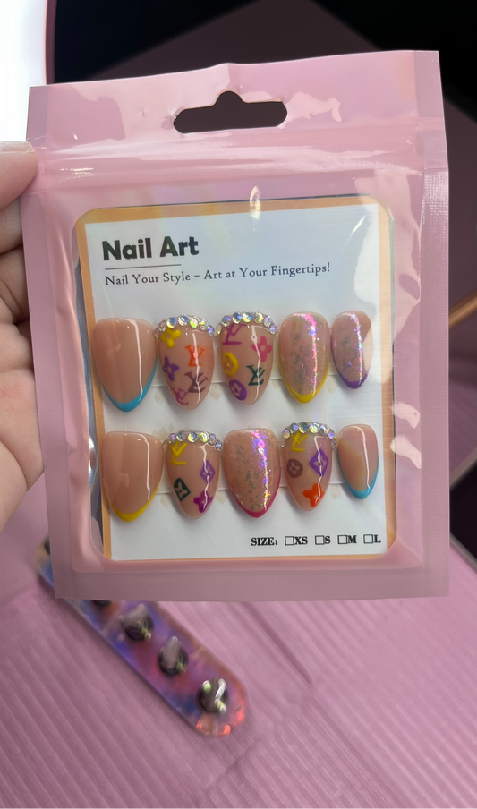 ✨LV Wrapped Around Your Nails ✨